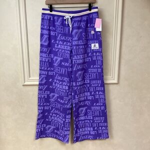 New! NBA Women's Los Angeles Lakers Sweatpants Ultra Violet